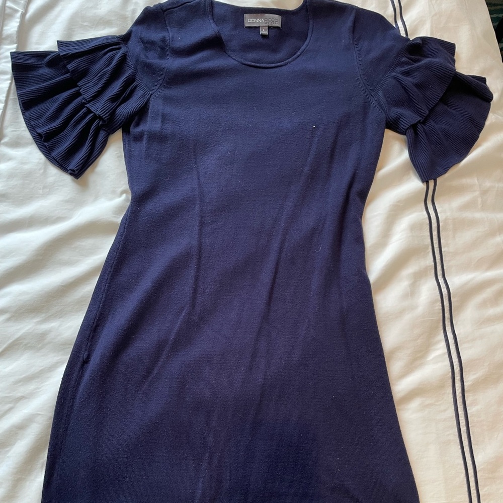 Donna Ricco Navy Dress Size L